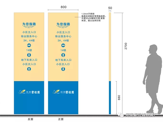 地產小區標識標牌設計方案