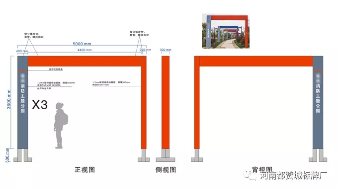消防主題公園標識標牌設計方案