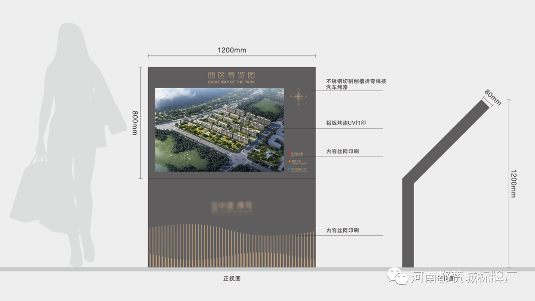某地產小區園區標識標牌設計方案
